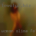 Woman slime fetish